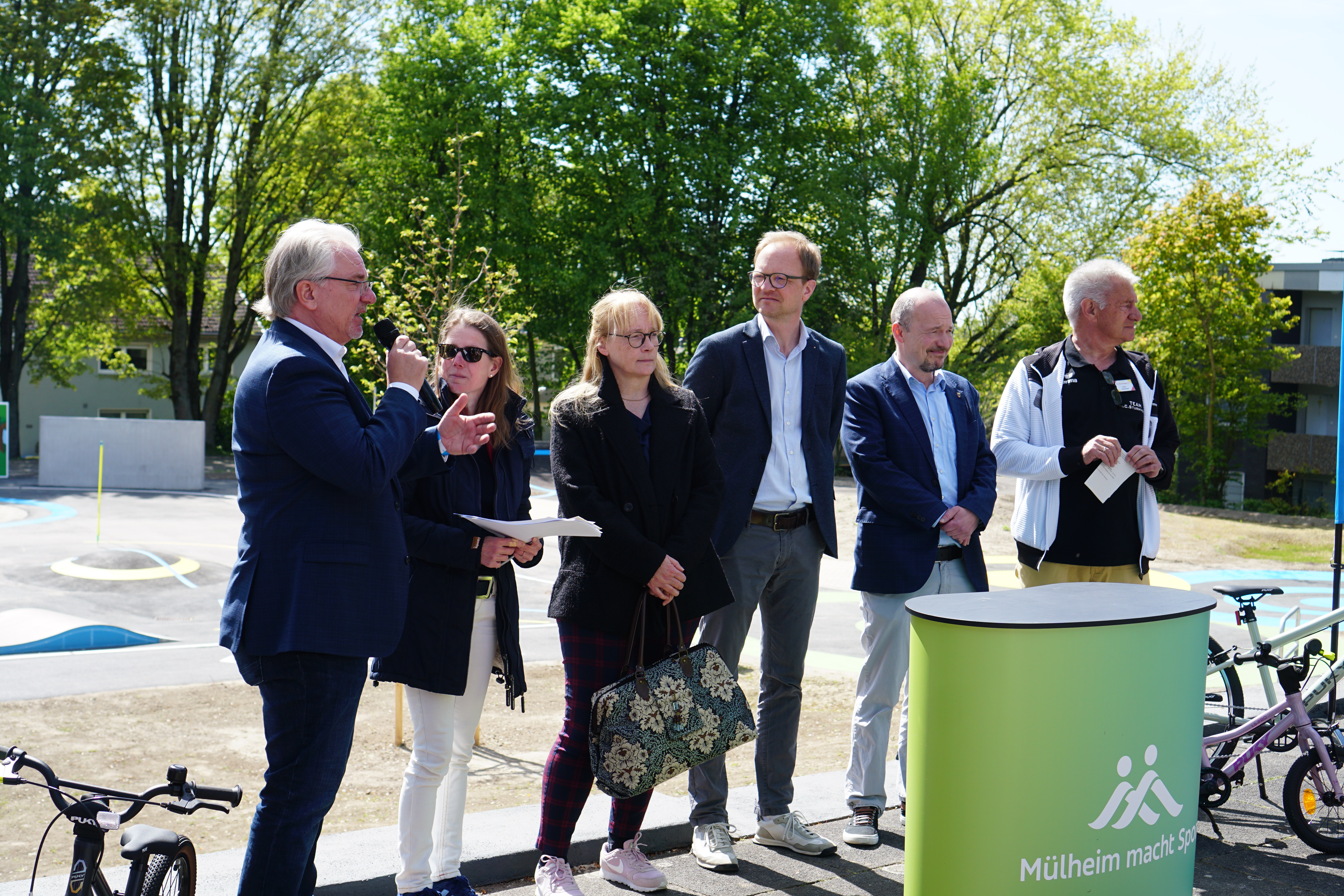 Talkrunde - Eröffnung Mülheimer RadHügel